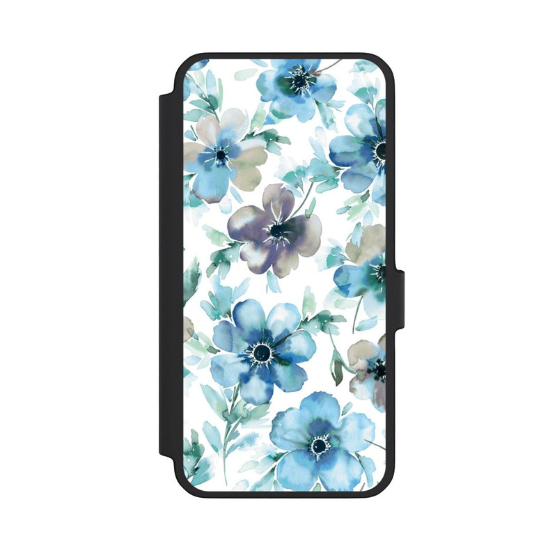Galaxy A56 5G NIVOflip Blaues Blumenmuster Trendy