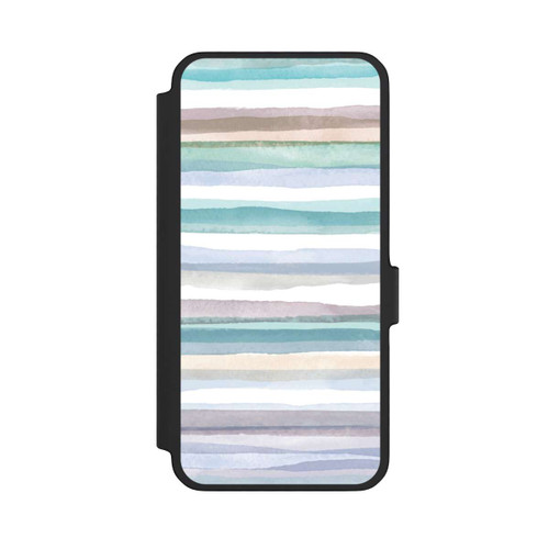 Samsung Galaxy A56 5G NIVOflip Pastellfarbene Streifen Blau