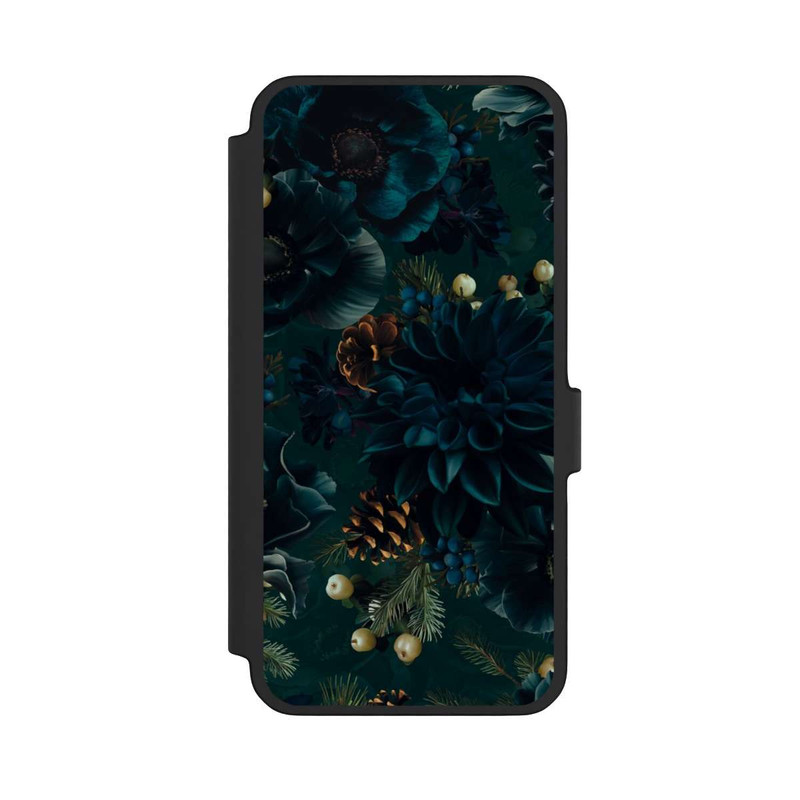 Galaxy A56 5G NIVOflip Flowers Pattern Green and Blue