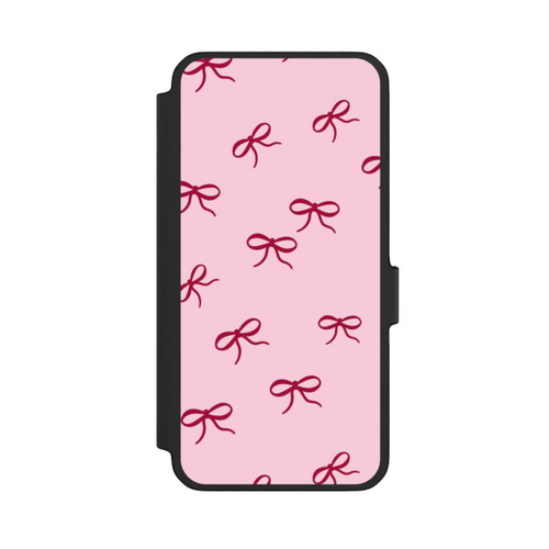 Samsung Galaxy A56 5G NIVOflip Schleifen Muster Rot Pink