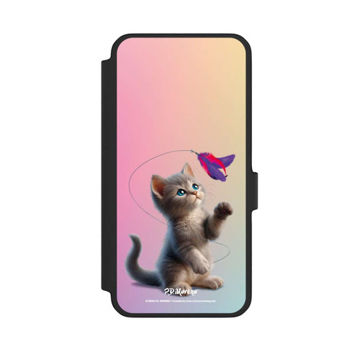 Samsung Galaxy A56 5G NIVOflip Playing Cat with Feather