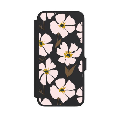 Samsung Galaxy A56 5G NIVOflip Simple Pastell Flowers Rose Transparent
