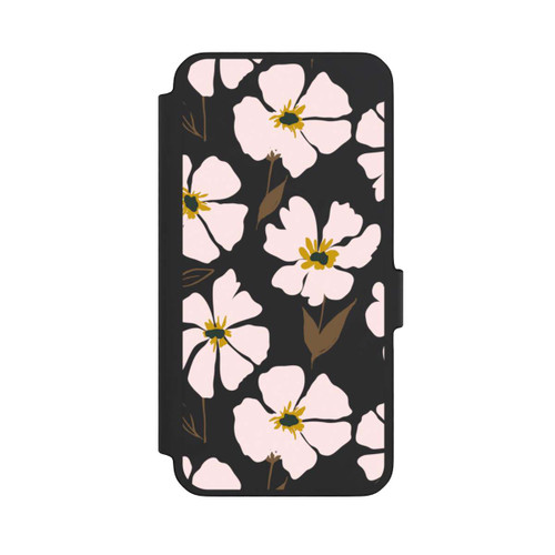 Samsung Galaxy A56 5G NIVOflip Simple Pastell Flowers Rose Transparent