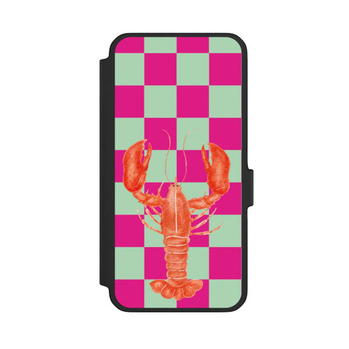 Samsung Galaxy A56 5G NIVOflip Pink Checkers Lobster