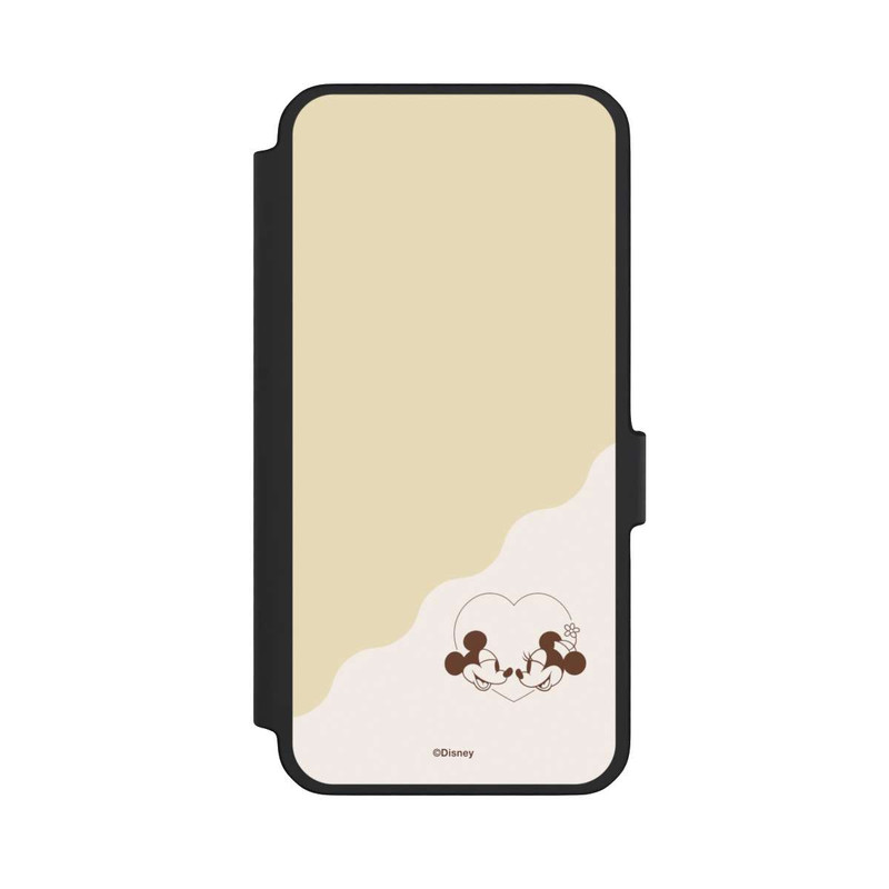Galaxy A56 5G NIVOflip Mickey and Minnie Love Heart Beige