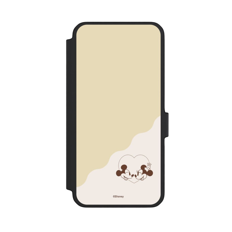 Galaxy A56 5G NIVOflip Mickey and Minnie Love Heart Beige
