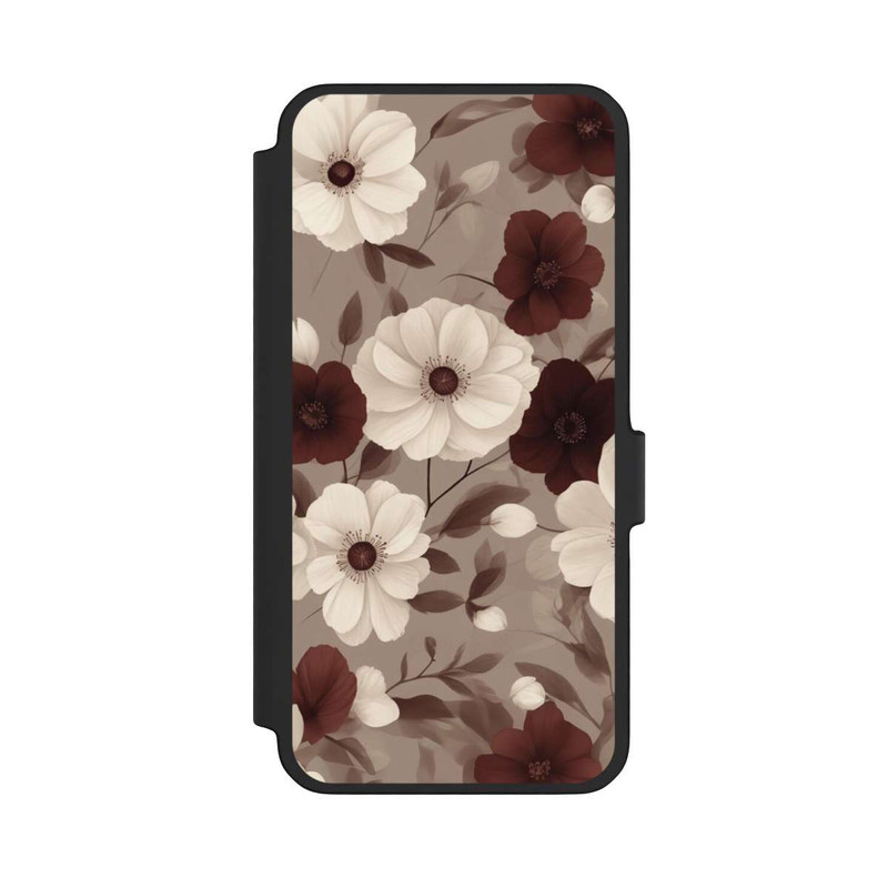 Galaxy A56 5G NIVOflip Negative Flower Bordeaux White with AI