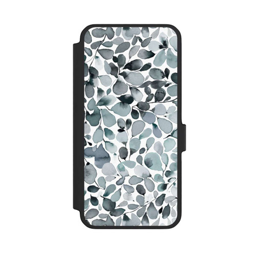 Samsung Galaxy A56 5G NIVOflip Eucalyptus Watercolor Leaves Grey