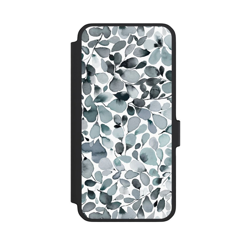 Galaxy A56 5G NIVOflip Eucalyptus Watercolor Leaves Grey
