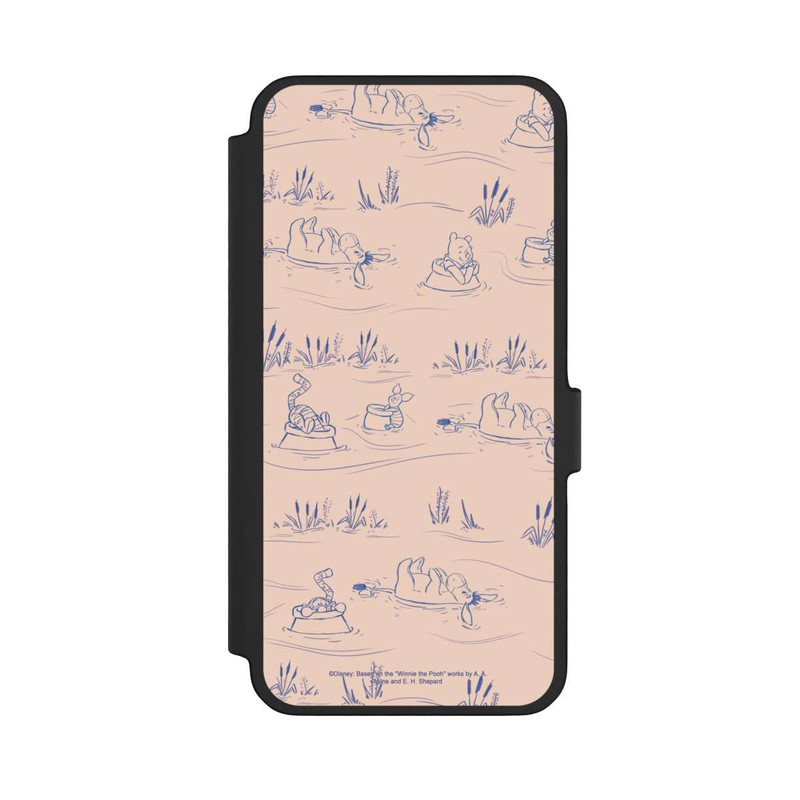 Galaxy A56 5G NIVOflip Winnie the Pooh Retro Pattern Bridges Pink