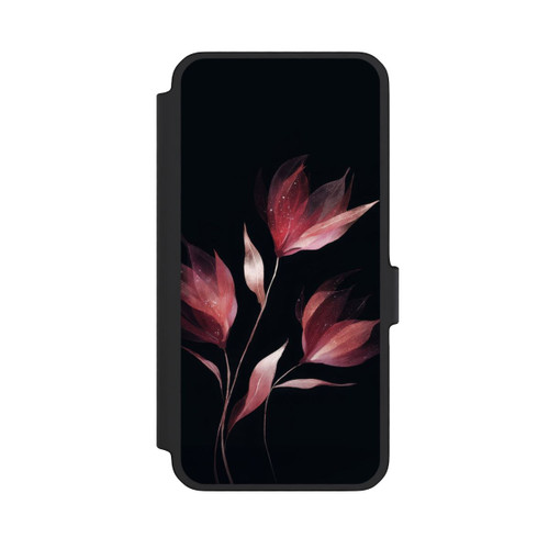 Samsung Galaxy A56 5G NIVOflip Burgunderrote Blume Negativ