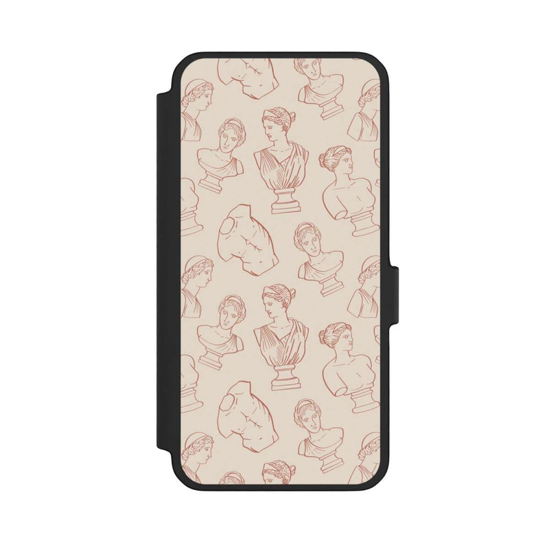 Galaxy A56 5G NIVOflip Griechische Büsten Art-Déco Braun