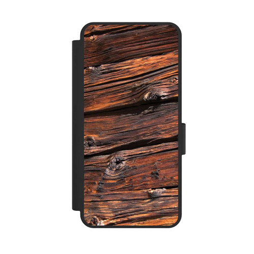 Samsung Galaxy S25 Edge NIVOflip Verwitterte Holzplanken