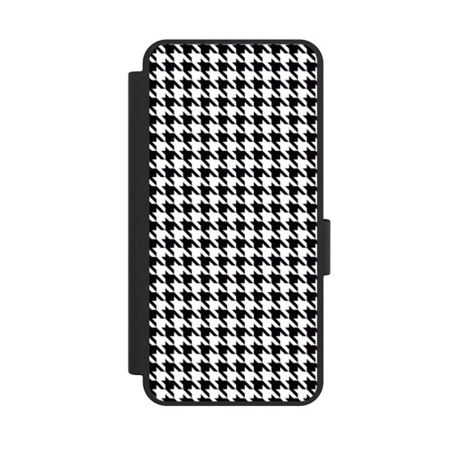 Samsung Galaxy S25 Edge NIVOflip Houndstooth black-white