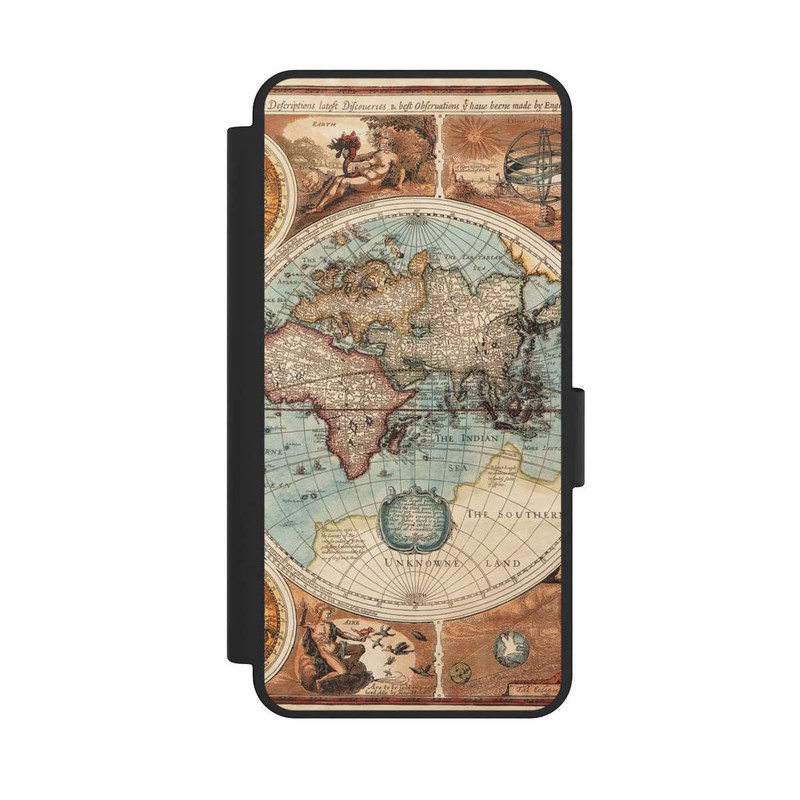 Galaxy S25 Edge NIVOflip Vintage Worldmap