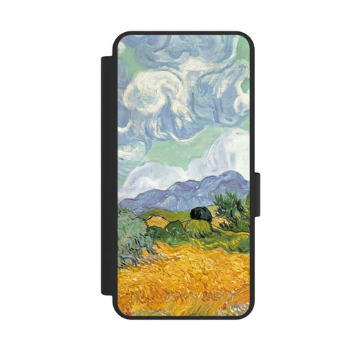 Samsung Galaxy S25 Edge NIVOflip Weizenfeld mit Zypressen