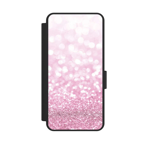 Samsung Galaxy S25 Edge NIVOflip Pluie de paillettes roses look