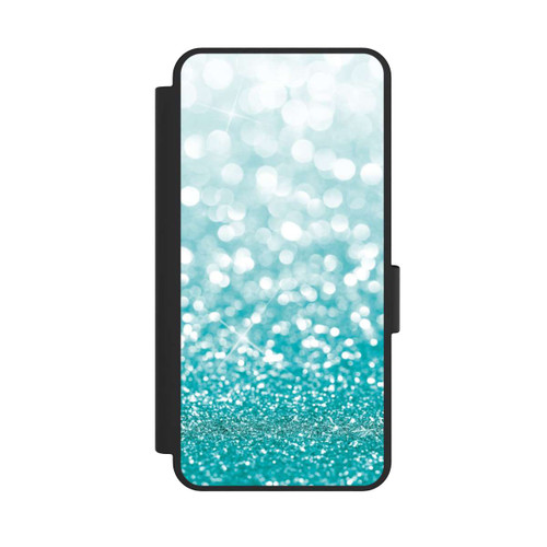 Samsung Galaxy S25 Edge NIVOflip Petrol Glitzer Look
