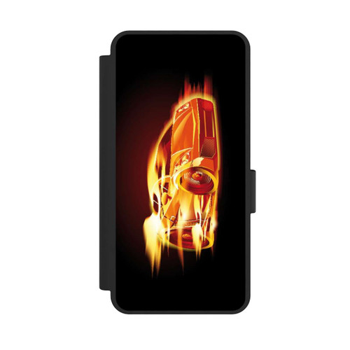 Samsung Galaxy S25 Edge NIVOflip Burning Car