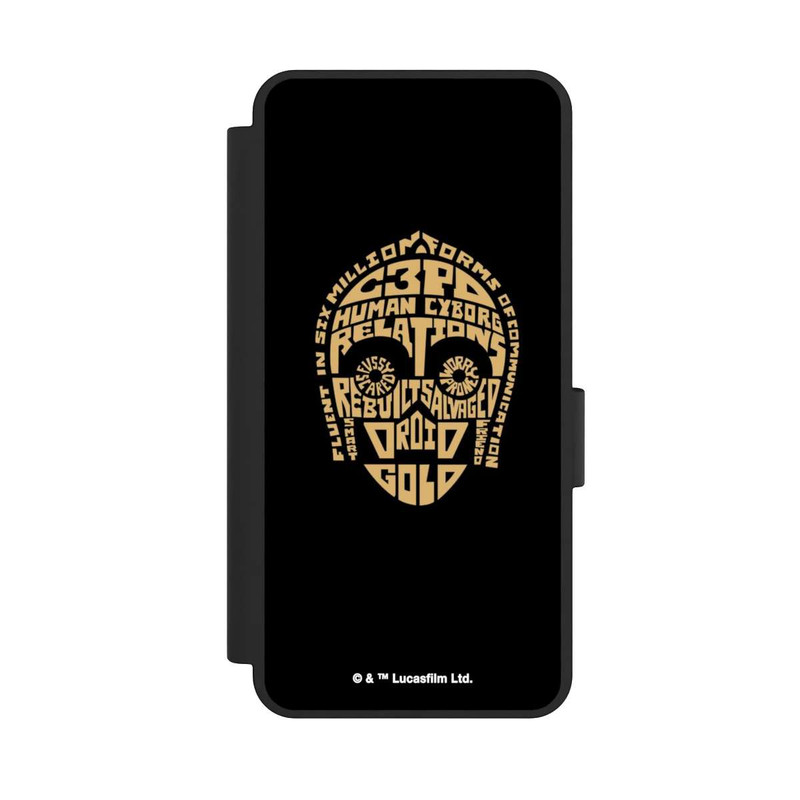 Galaxy S25 Edge NIVOflip C3PO Typo Graphique