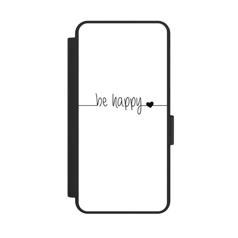 Galaxy S25 Edge NIVOflip Be Happy White Background