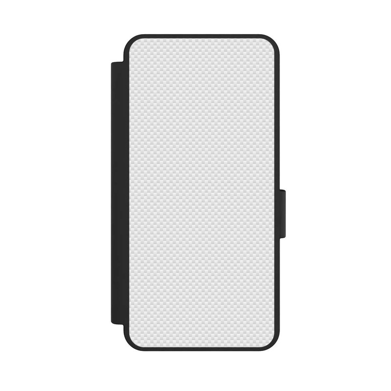 Galaxy S25 Edge NIVOflip Look Carbone Blanc