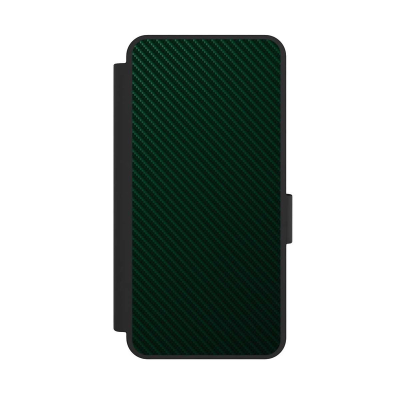 Galaxy S25 Edge NIVOflip Vert de course britannique Carbone