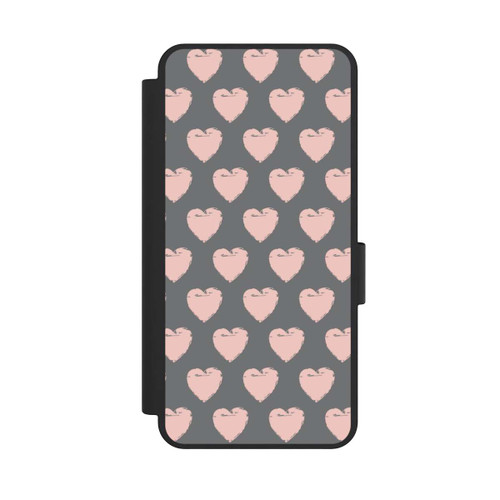 Samsung Galaxy S25 Edge NIVOflip Heart Pattern Pink