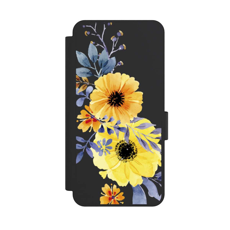 Galaxy S25 Edge NIVOflip Fleurs Suédoises Jaunes