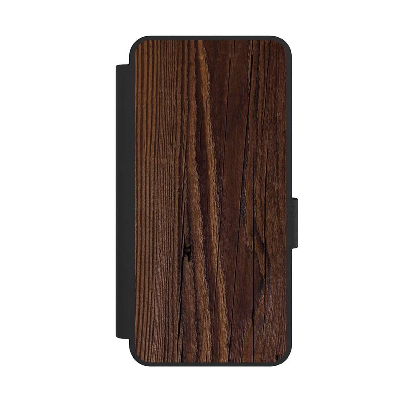 Galaxy S25 Edge NIVOflip Look Grain du Bois