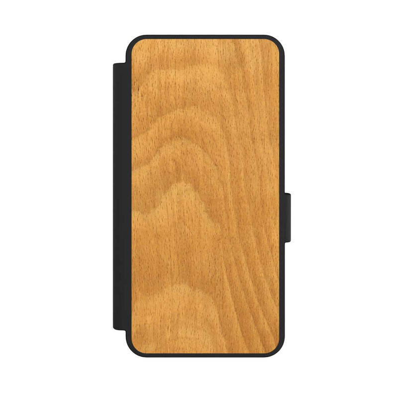 Galaxy S25 Edge NIVOflip Look Bois de Placage