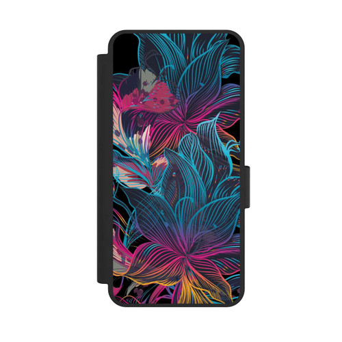 Samsung Galaxy S25 Edge NIVOflip Neon Flower Power