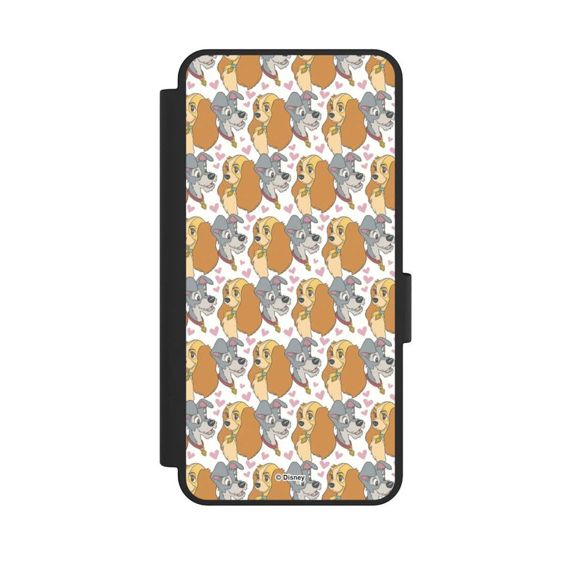 Galaxy S25 Edge NIVOflip Susi und Strolch Muster Herzen