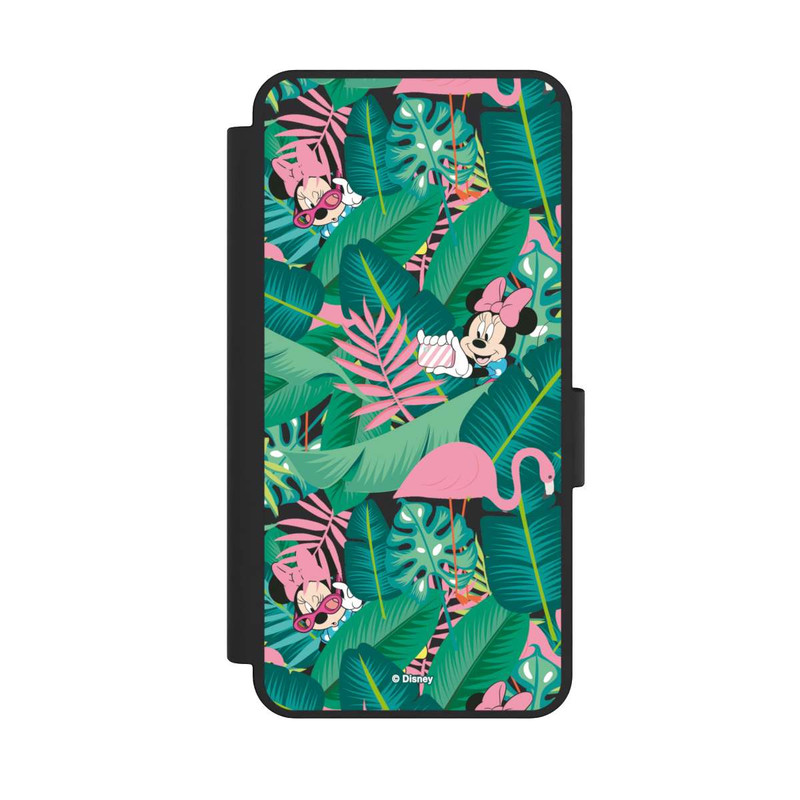 Galaxy S25 Edge NIVOflip Minnie Summer Palm Leaves Transparent
