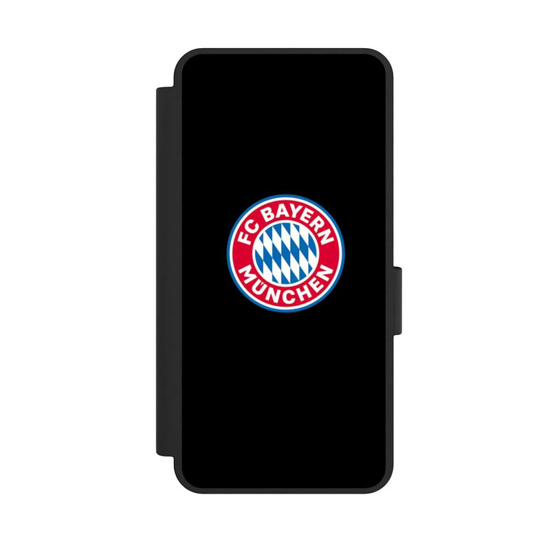 Galaxy S25 Edge NIVOflip Logo FCB sur fond noir