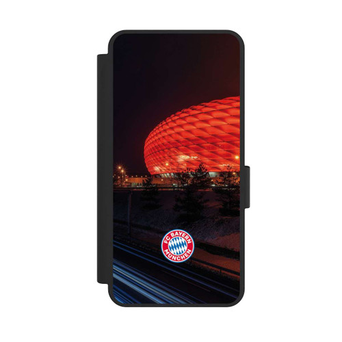 Samsung Galaxy S25 Edge NIVOflip Allianz Arena bei Nacht FCB