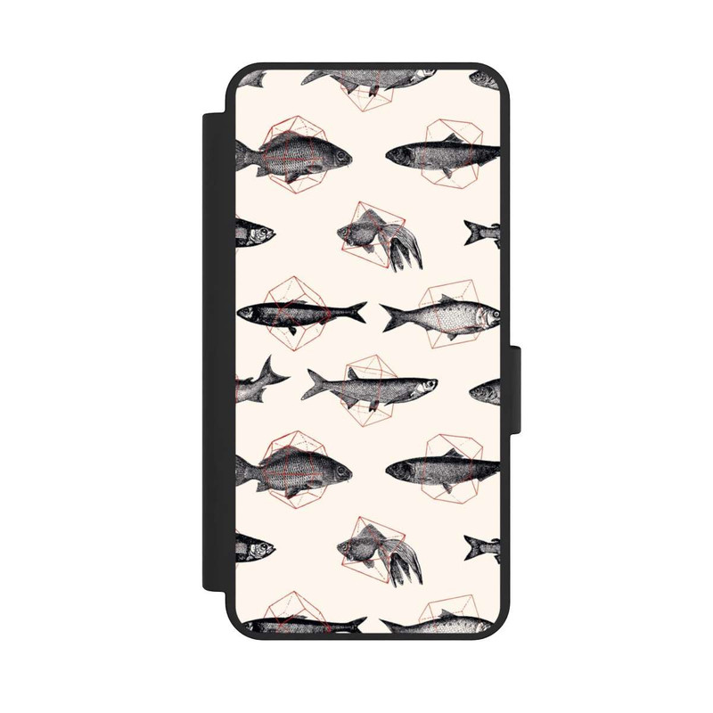 Galaxy S25 Edge NIVOflip Fische in Geometrie