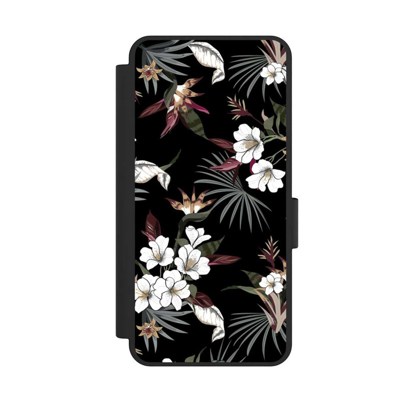 Galaxy S25 Edge NIVOflip Flowers Black