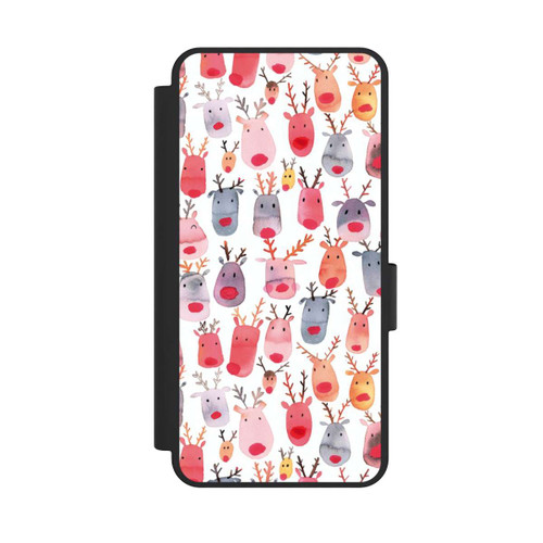 Samsung Galaxy S25 Edge NIVOflip  Niedliches Rentieraquarell