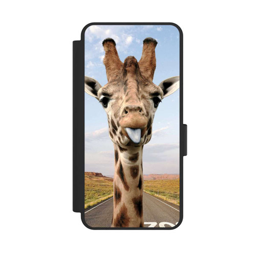 Samsung Galaxy S25 Edge NIVOflip Giraffe auf der Straße
