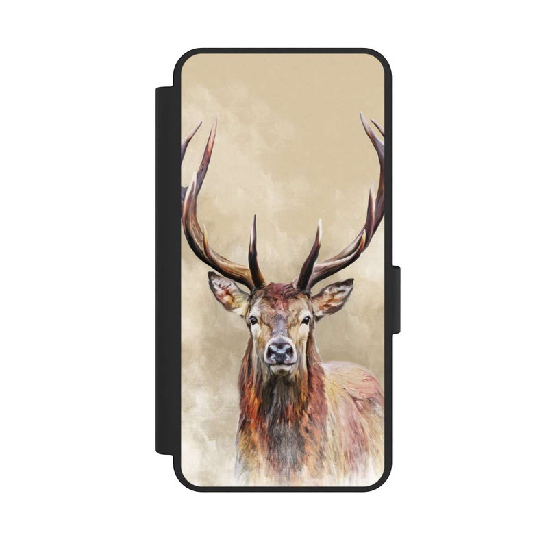 Galaxy S25 Edge NIVOflip Gezeichneter Hirsch