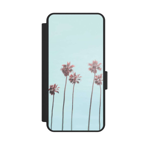 Samsung Galaxy S25 Edge NIVOflip Hellrosa Strandpalme Paradies