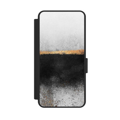 Samsung Galaxy S25 Edge NIVOflip Ruß und Golddruck