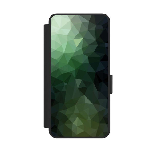 Samsung Galaxy S25 Edge NIVOflip Polygonal Mosaic Green
