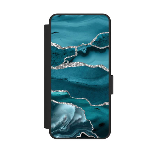 Samsung Galaxy S25 Edge NIVOflip Gletscher Eis Marmor