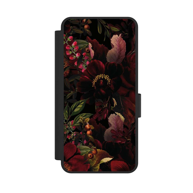 Galaxy S25 Edge NIVOflip Champ de Fleurs Foncé