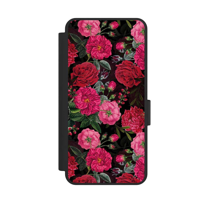 Galaxy S25 Edge NIVOflip Pink and Red Flowers