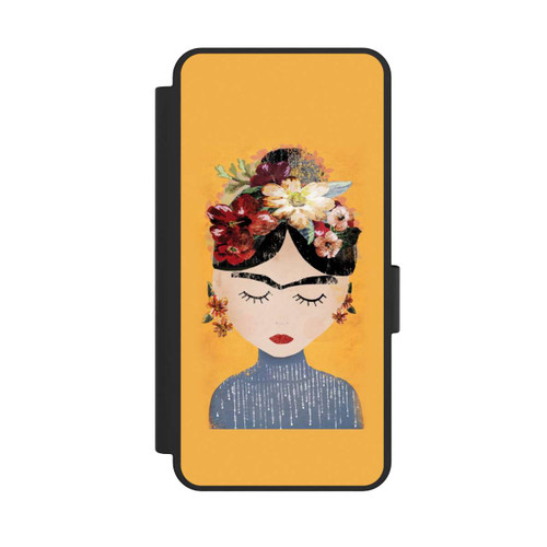 Samsung Galaxy S25 Edge NIVOflip Art Girl Eyebrowes Yellow