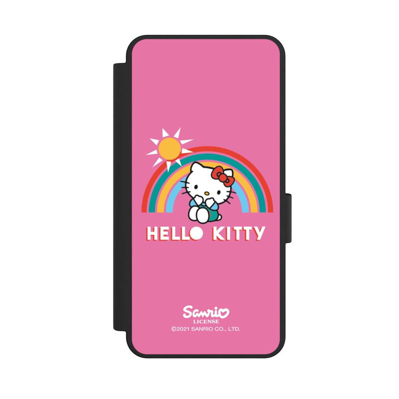 Galaxy S25 Edge NIVOflip Hello Kitty Arc-en-ciel