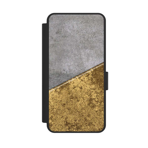Samsung Galaxy S25 Edge NIVOflip Concrete and Gold look